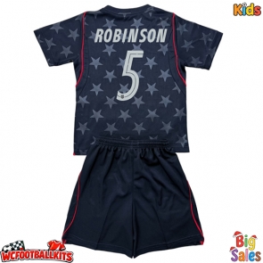 United States Antonee Robinson #5 Replica Away Stadium Kit for Kids World Cup 2026 Short Sleeve (+ pants)